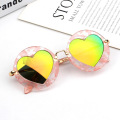 children sunglasses 2020 new arrivals trendy cute round heart shaped shades uv400 plastic sun glasses girl 77639